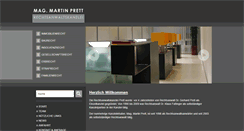 Desktop Screenshot of prett.at